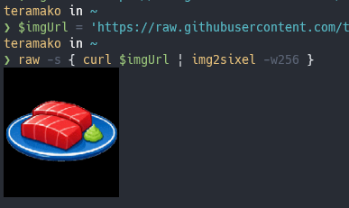curl and img2sixel